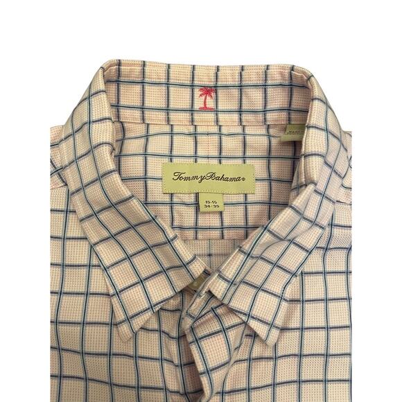 Tommy Bahama Long Sleeve Button Shirt Mens Size 15.5 - 34/35 100% Cotton Pink - Picture 4 of 8